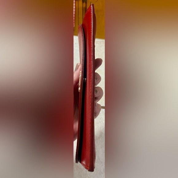 Coach NWOT Sz 6-1/2”W x 3-1/2”H Crossgrain Leather Slim Envelope Wallet - Picture 8 of 9